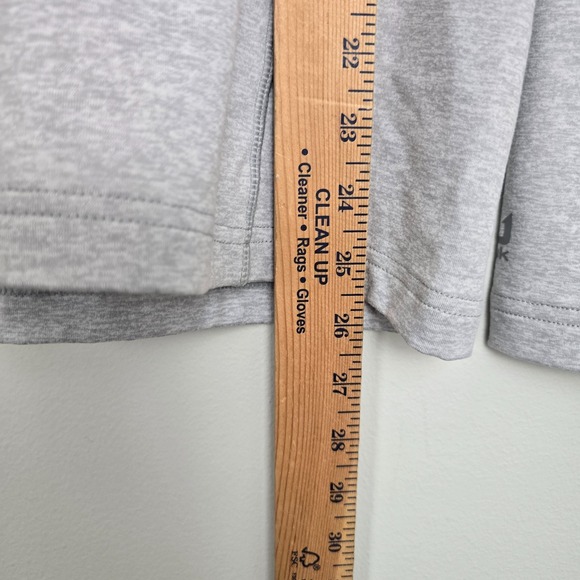 NWT Huk Men's Cold Front Gray ¼ Zip Pullover Size L Performance Fishing Top - Picture 7 of 9